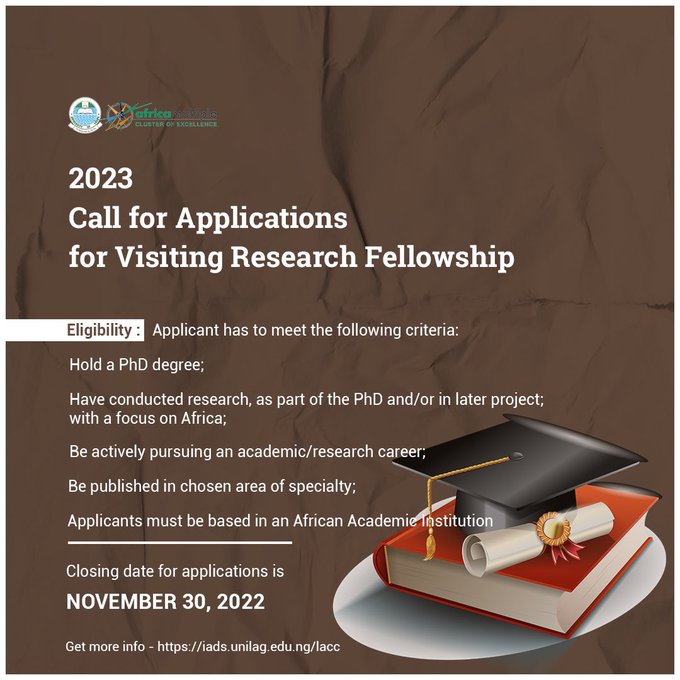 Call for Application for Visiting Research Fellowship Udadisi