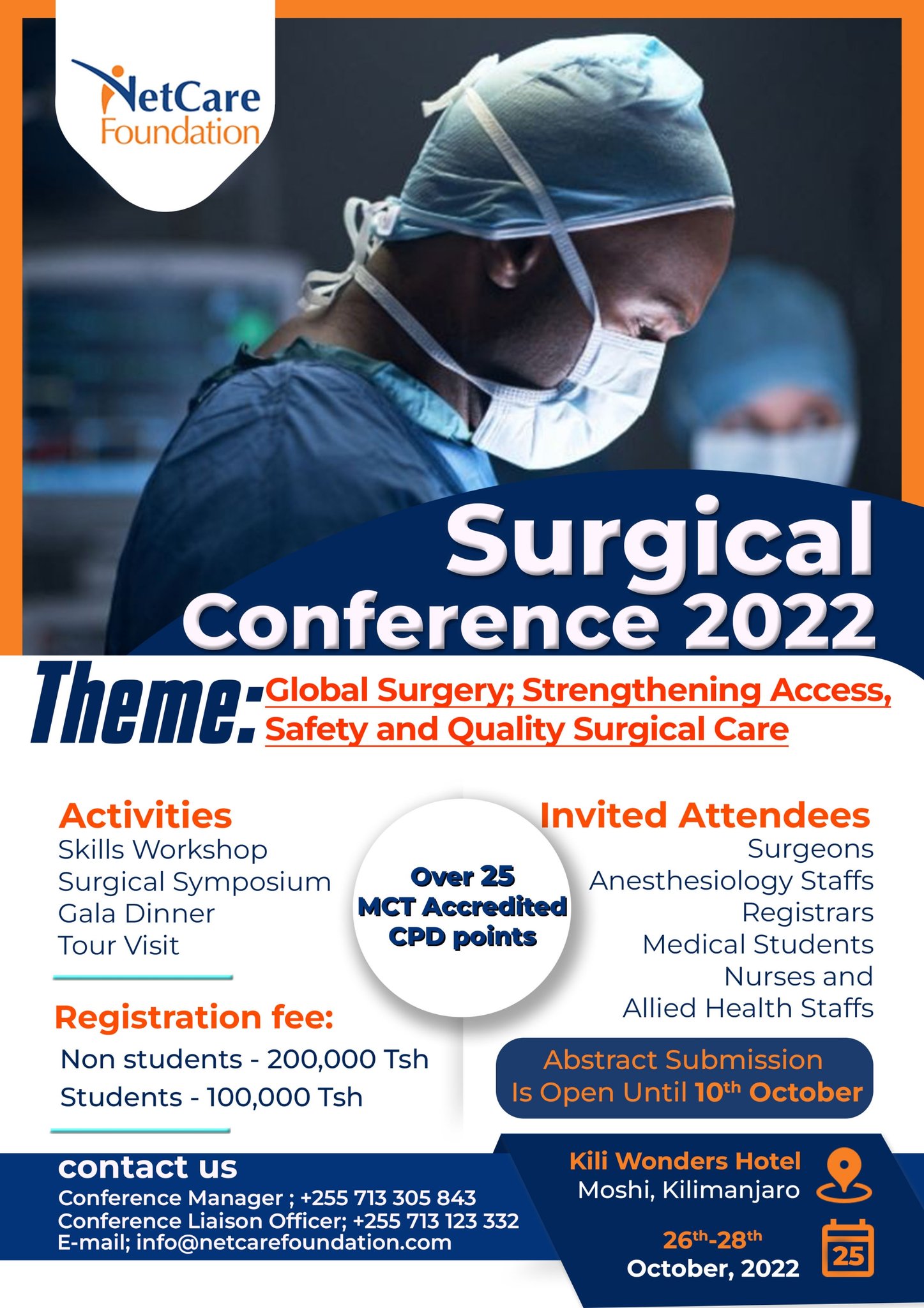 Surgical Conference 2022 Global Surgery; Strengthening Access, Safety