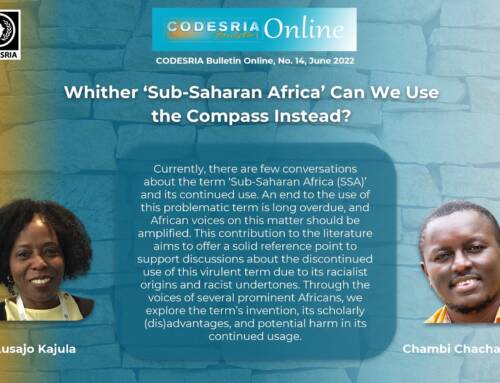 Whither ‘Sub-Saharan Africa’ Can We Use the Compass Instead?