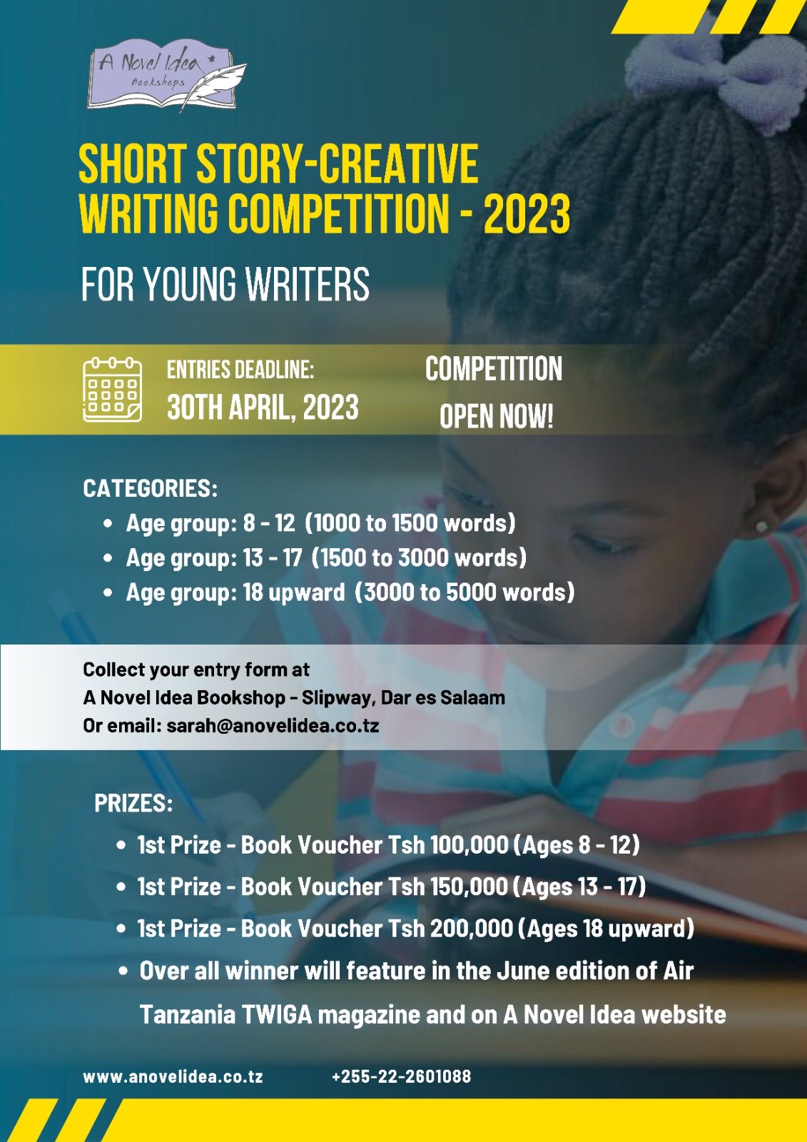 free creative writing competitions 2023